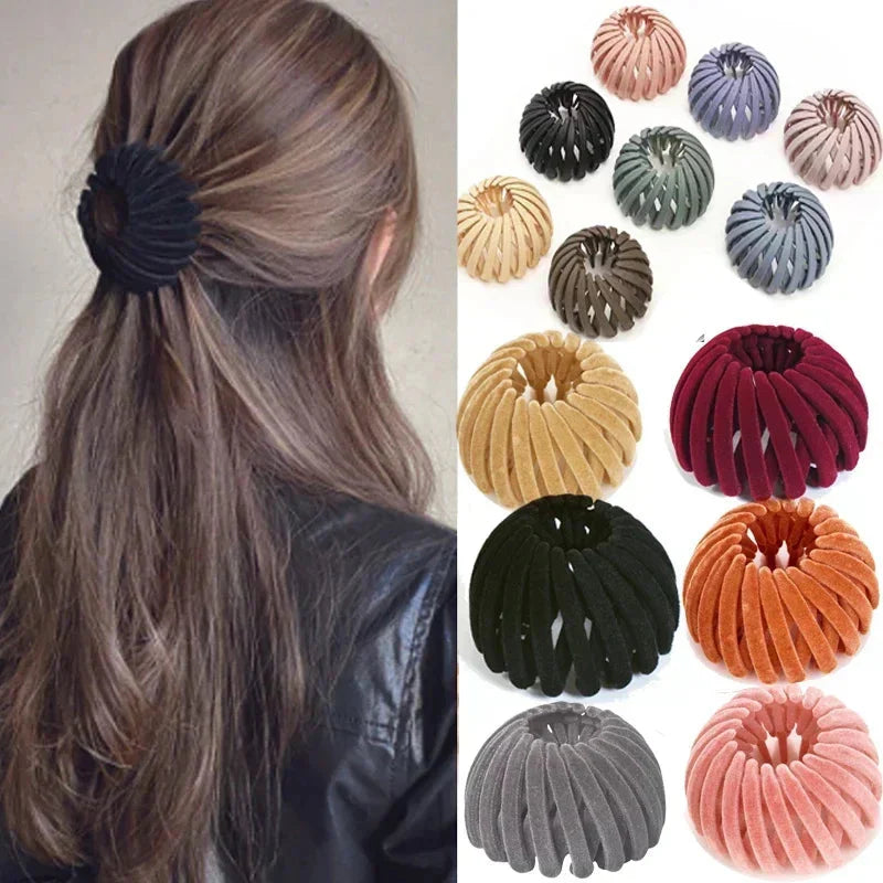 Bird Nest Shaped Ponytail Hair Clip โ Magic Lazy Braider Hairpin for Women