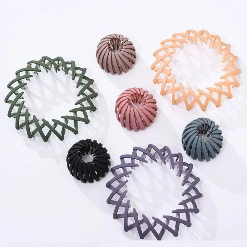 Bird Nest Shaped Ponytail Hair Clip โ Magic Lazy Braider Hairpin for Women